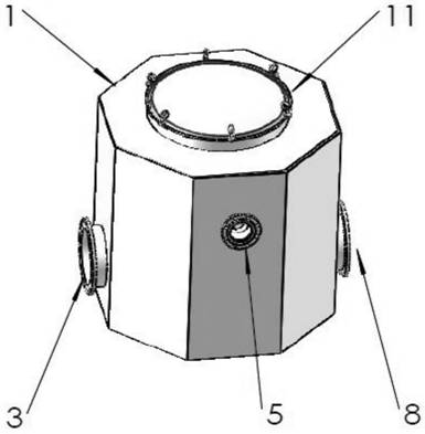 Closed rain and sewage diversion device