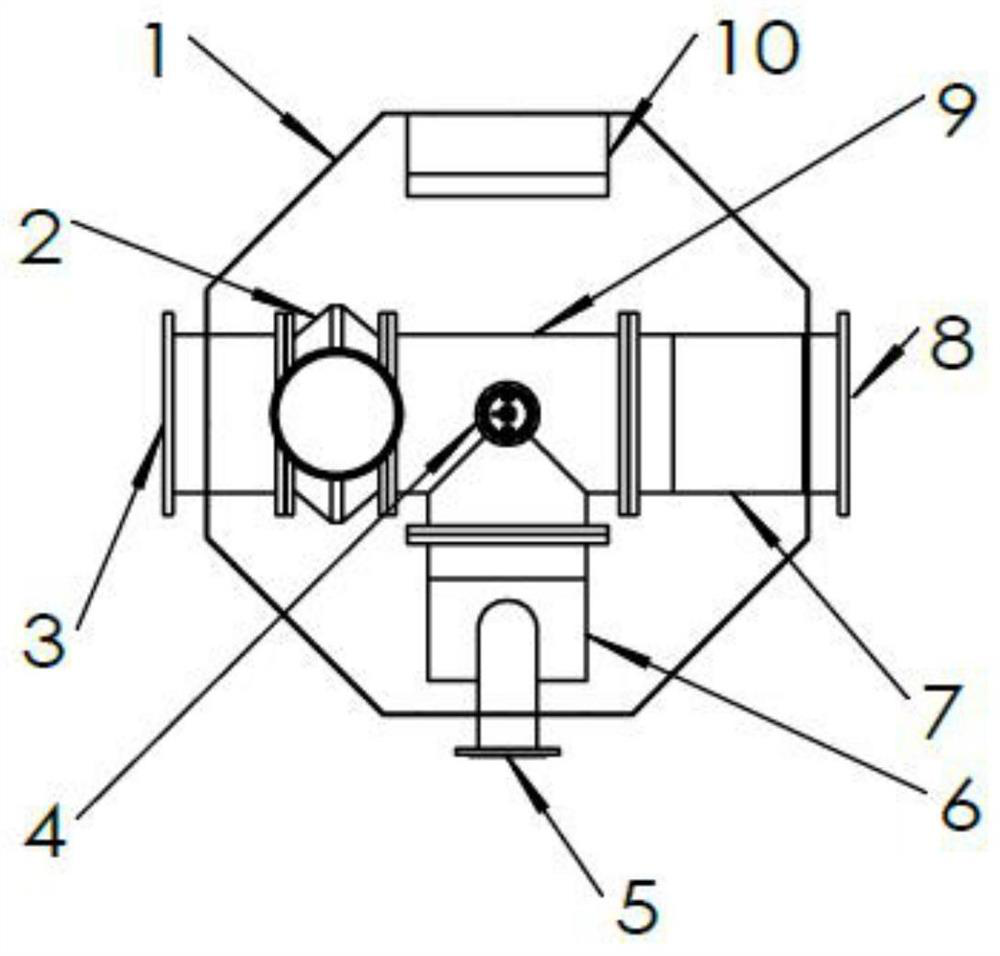 Closed rain and sewage diversion device