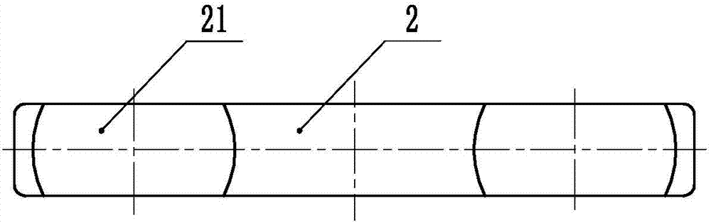 Key groove type safety valve