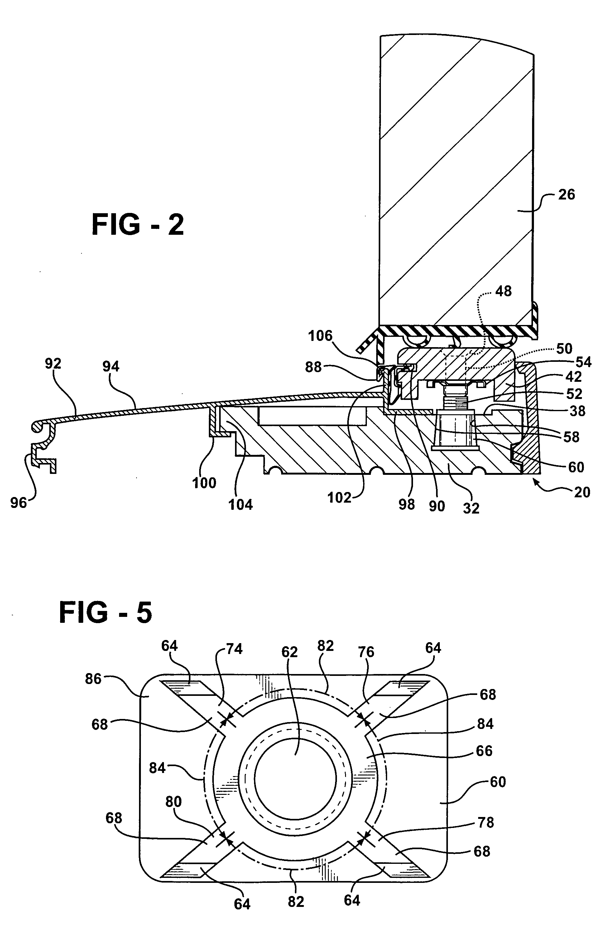 Adjustable threshold assembly