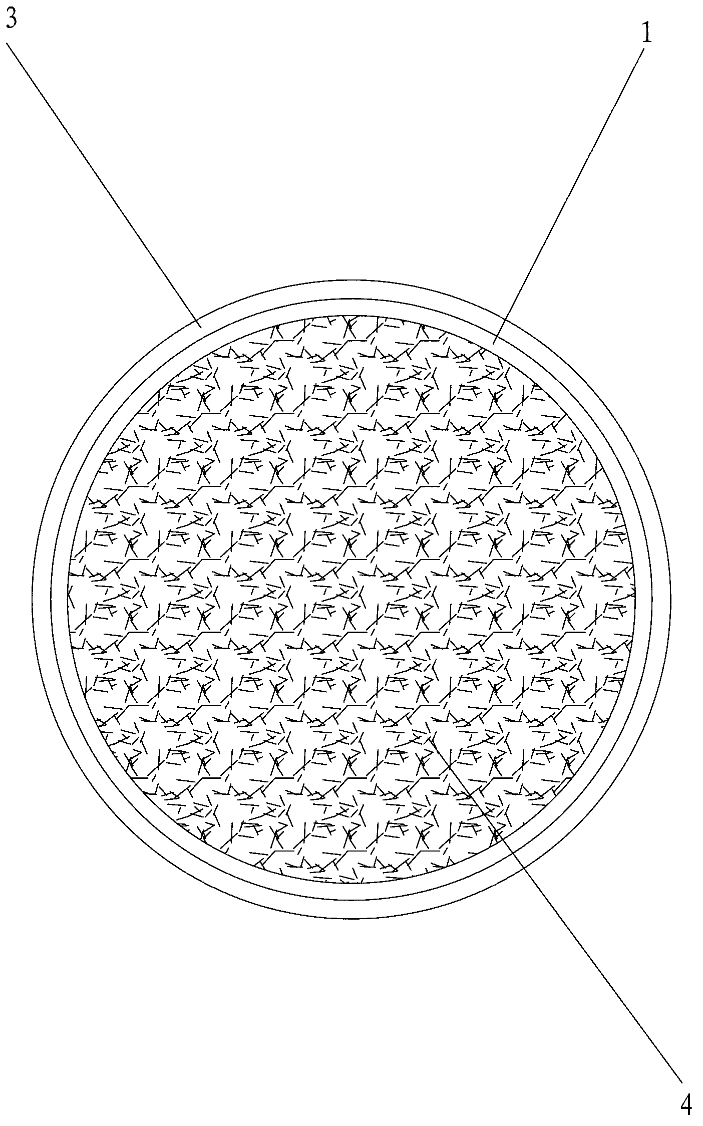 Novel reinforcing device for reinforced concrete bridge pier and construction method thereof