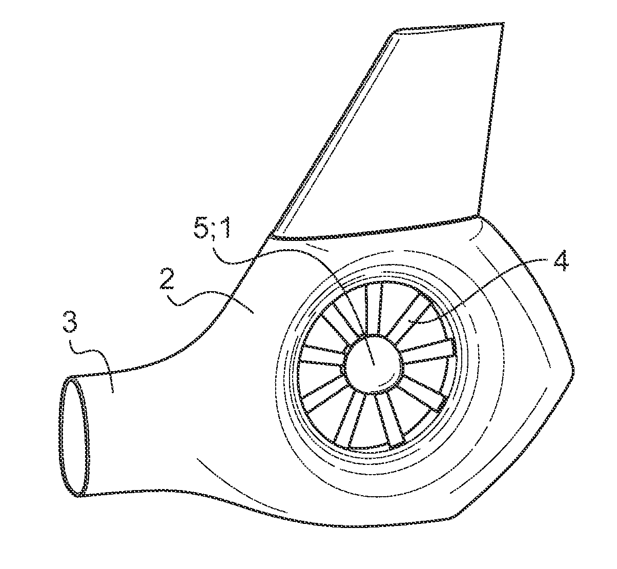 Electrical powered tail rotor of a helicopter