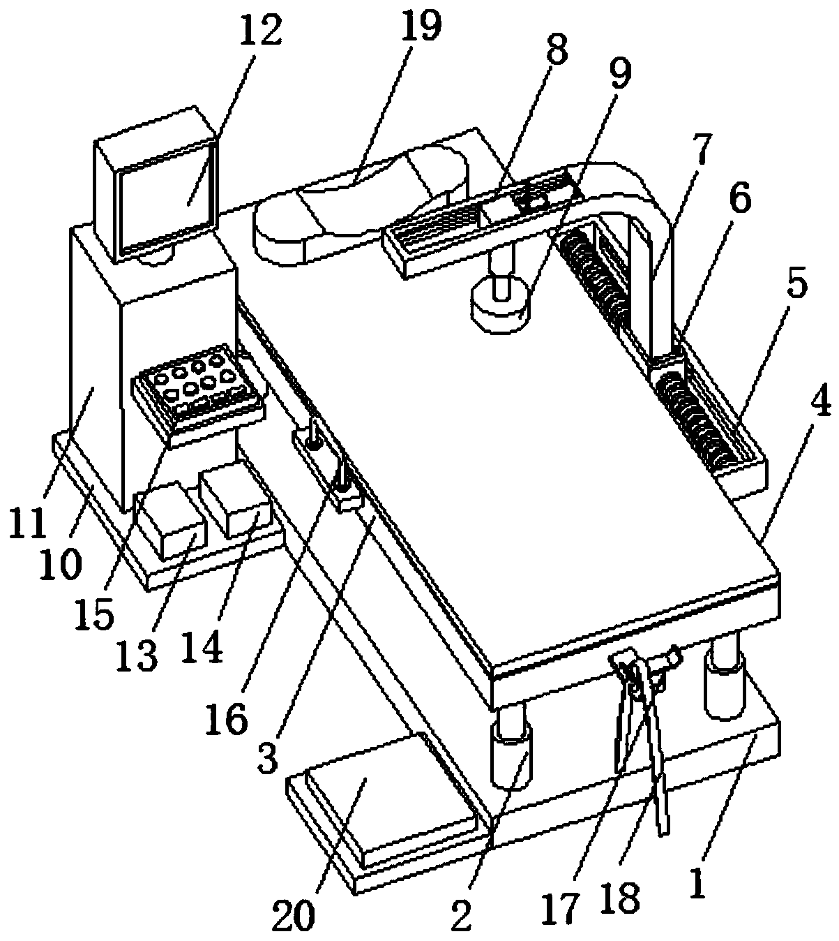 Multifunctional gynecological and obstetrical clinical prenatal diagnosing therapeutic equipment