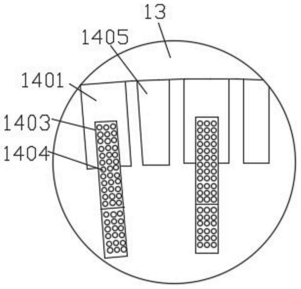 Elevator car glass cleaning device