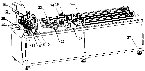 Wiring harness automatic penetration sleeve device