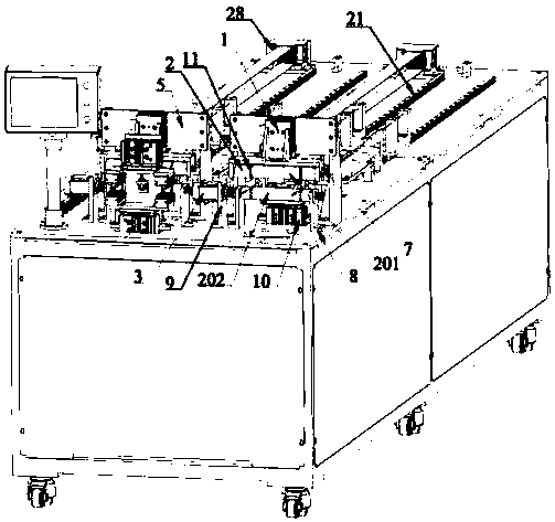 Wiring harness automatic penetration sleeve device