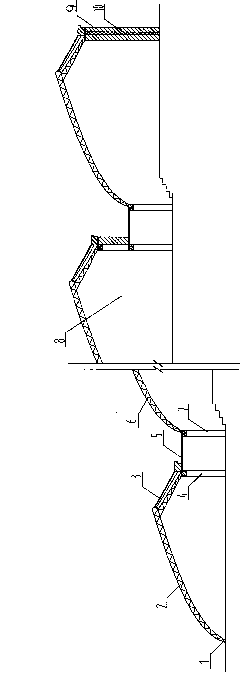 Multi-span energy saving sunlight greenhouse