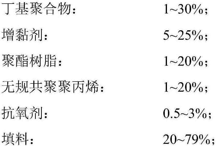 A kind of sealing tape for double-glass photovoltaic module and preparation method thereof