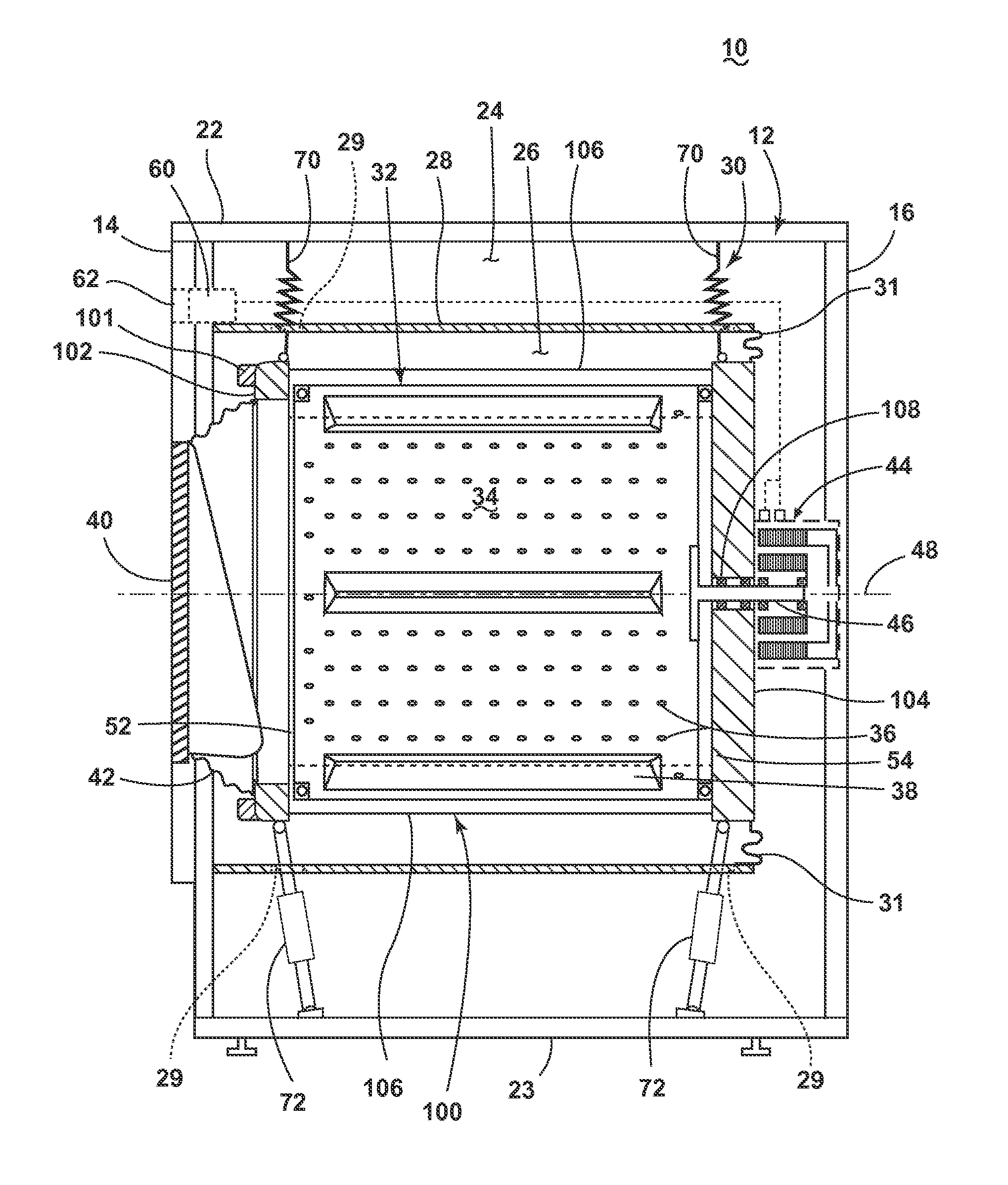 Laundry treating appliance