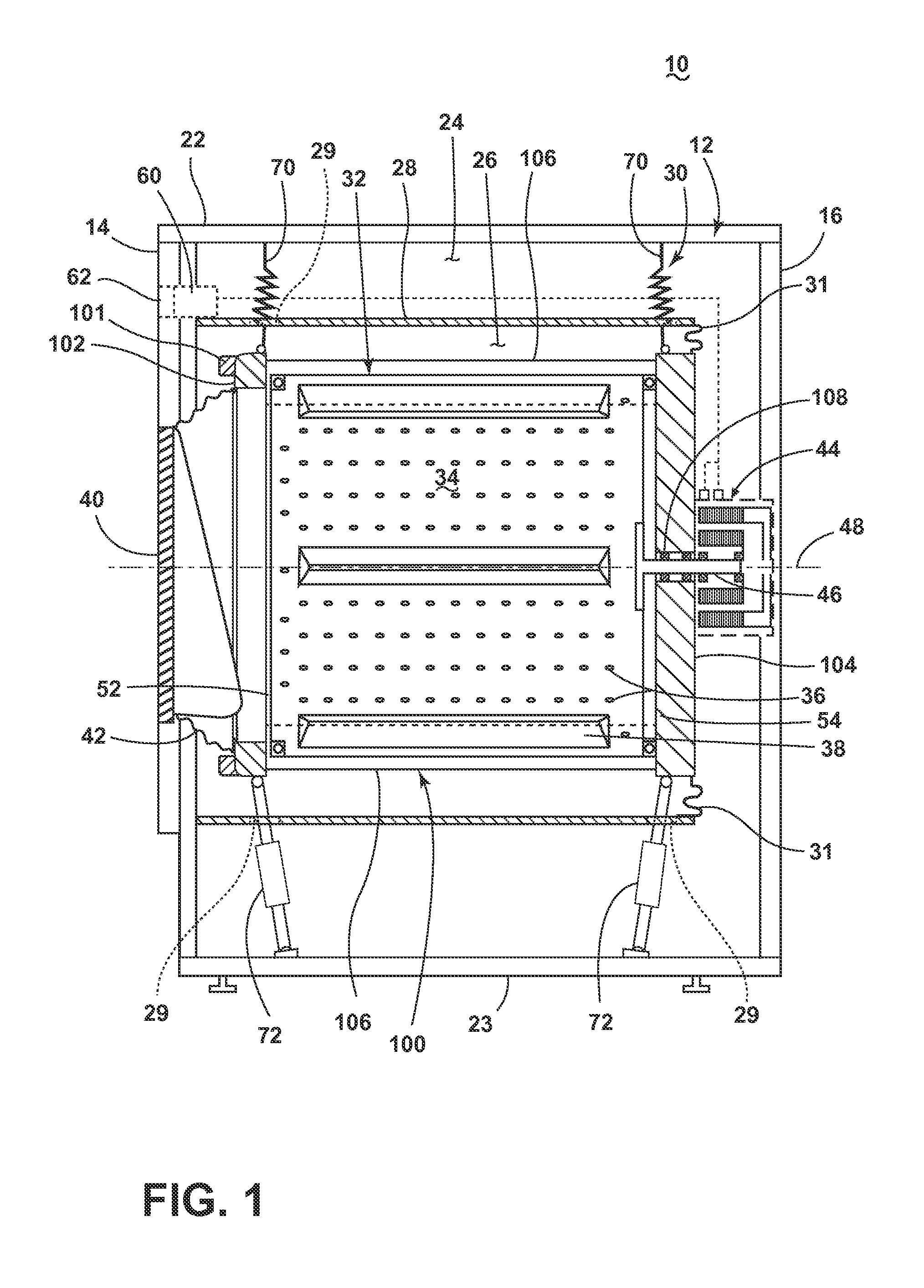 Laundry treating appliance