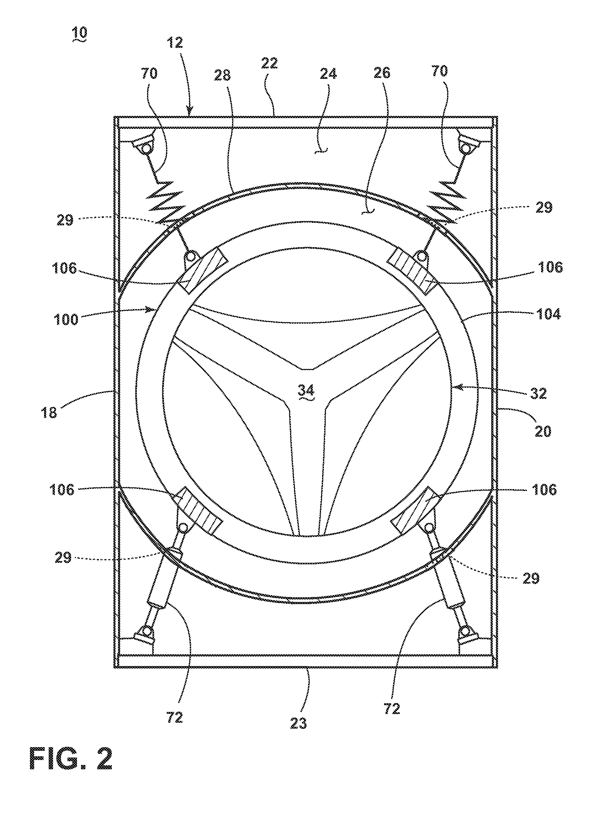 Laundry treating appliance