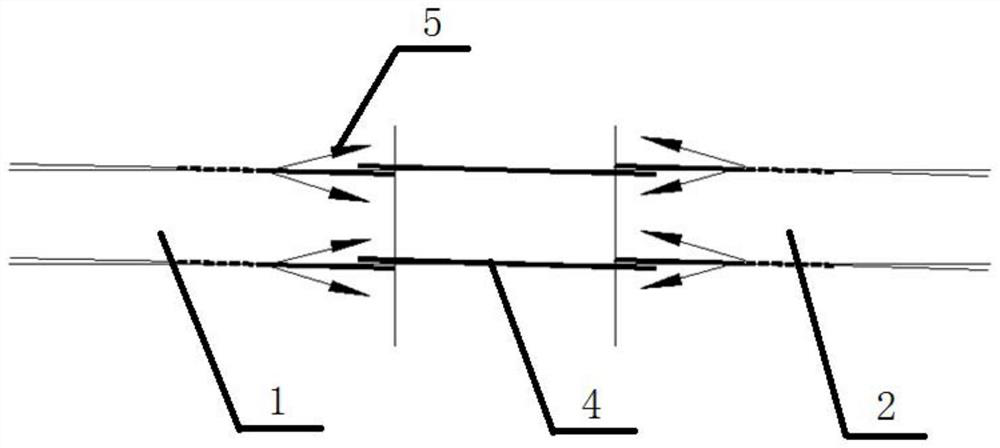 Rigid-flexible combined contact net system for non-upper cover field section