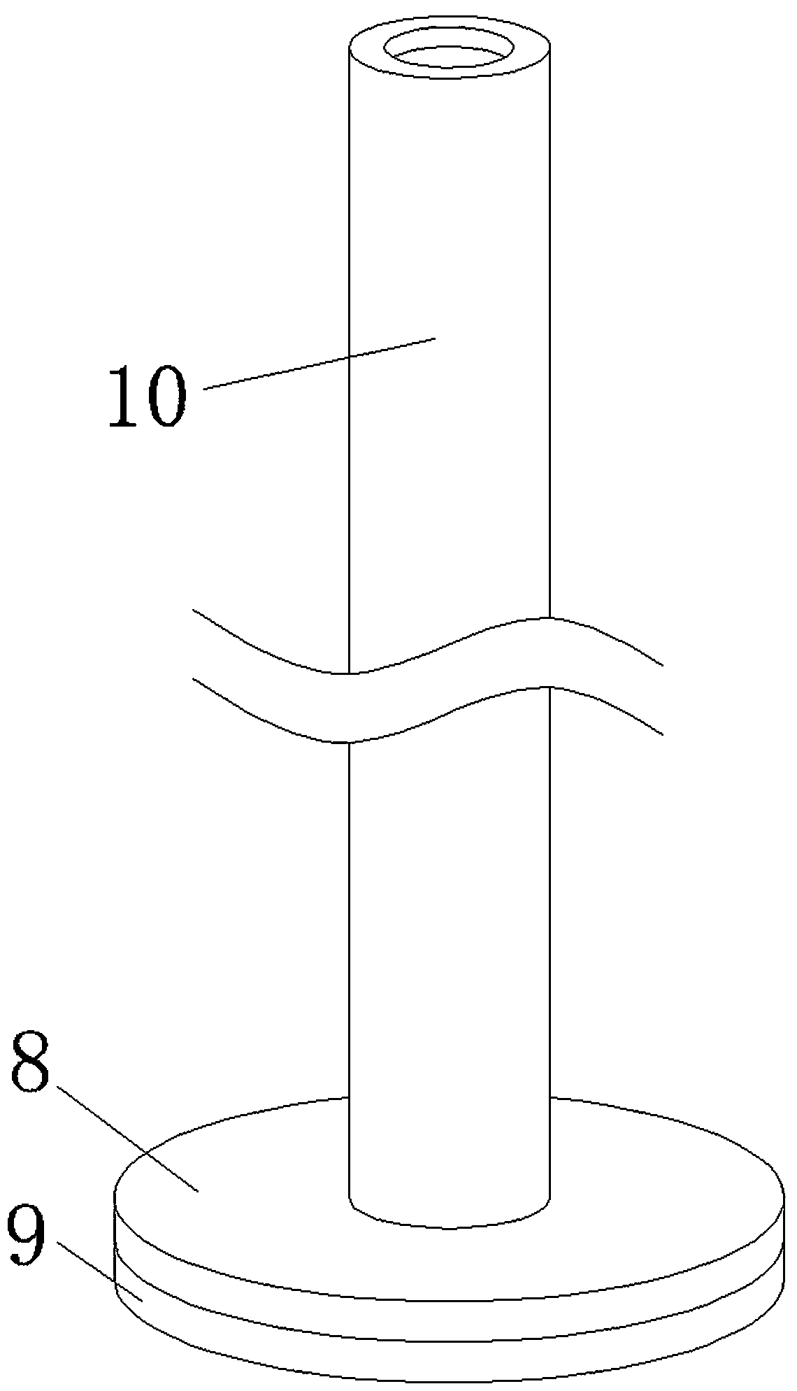 Bolt hole film lifting tool of prefabricated wall