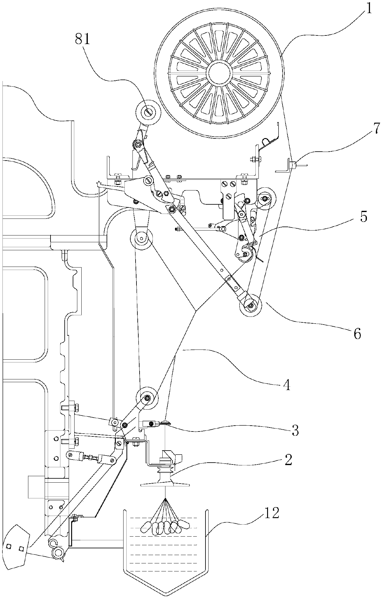 Tension-adjustable silk making device