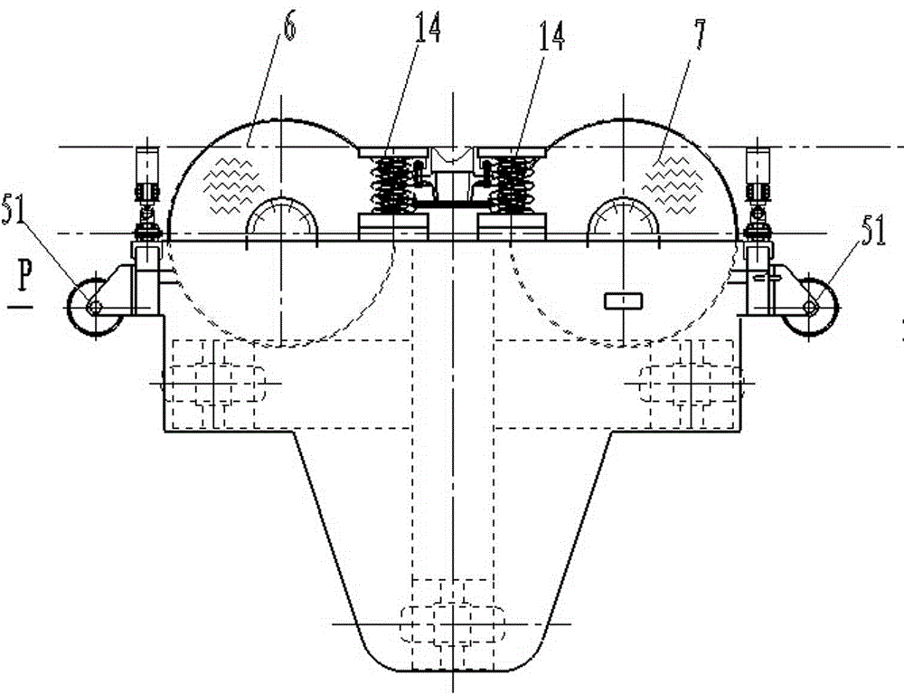 Straddle type single-track operating vehicle with four-wheel-pair structure