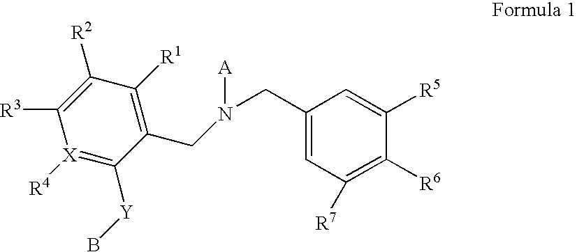 Dibenzyl Amine Compounds and Derivatives