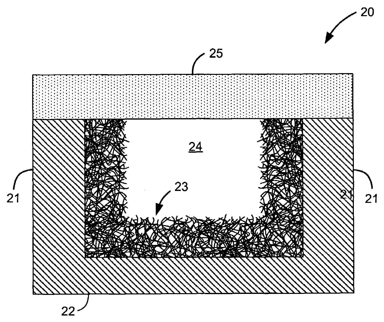 Microfluidic sieve using intertwined, free-standing carbon nanotube mesh as active medium