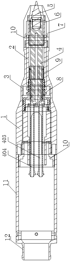 Argon arc welding gun with cooling function and device with argon arc welding gun