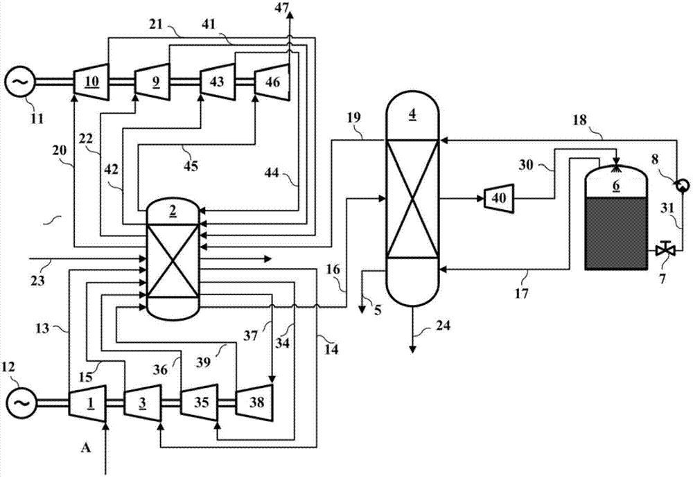 Ultra-supercritical air energy storage/release system