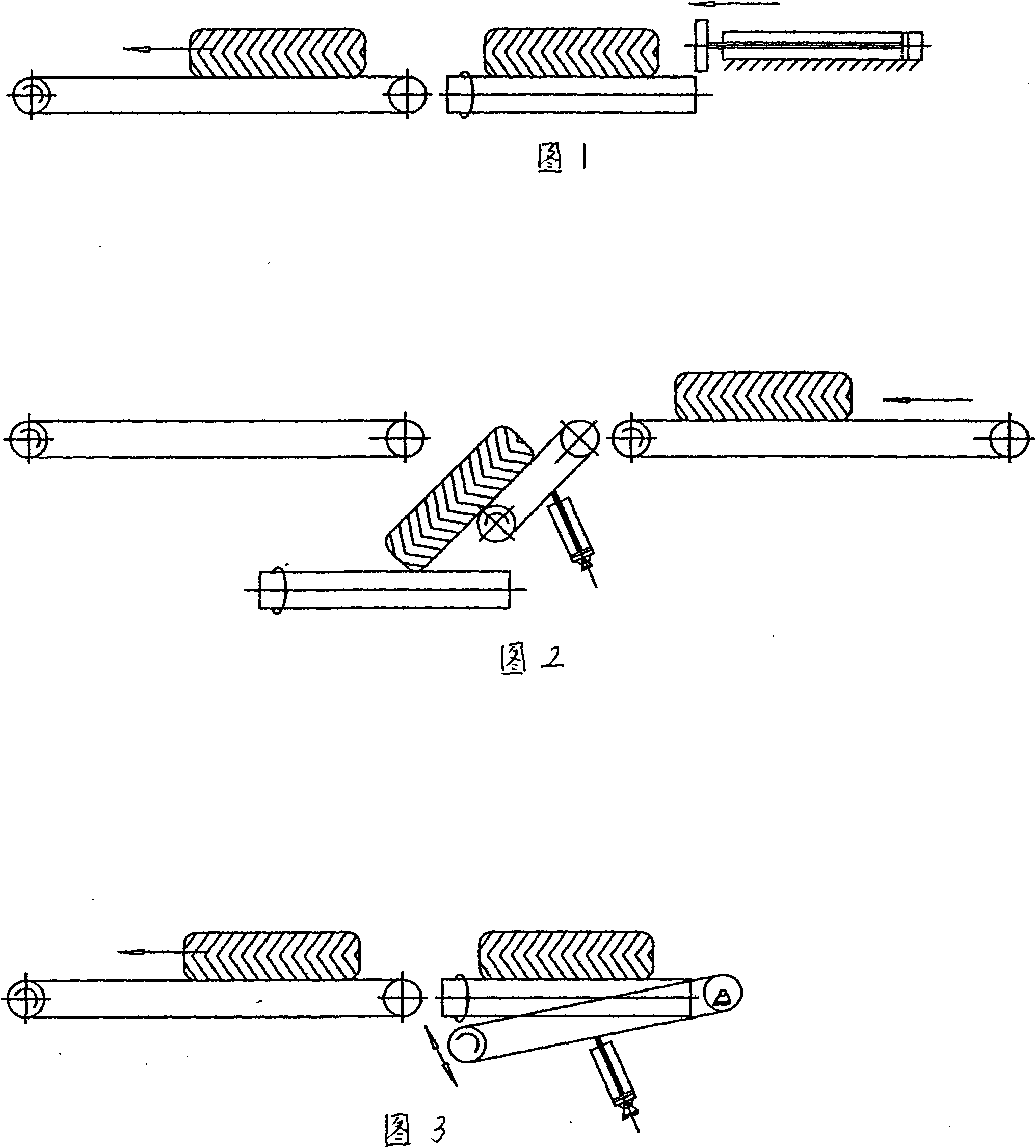 Rapid shunting device for tyres