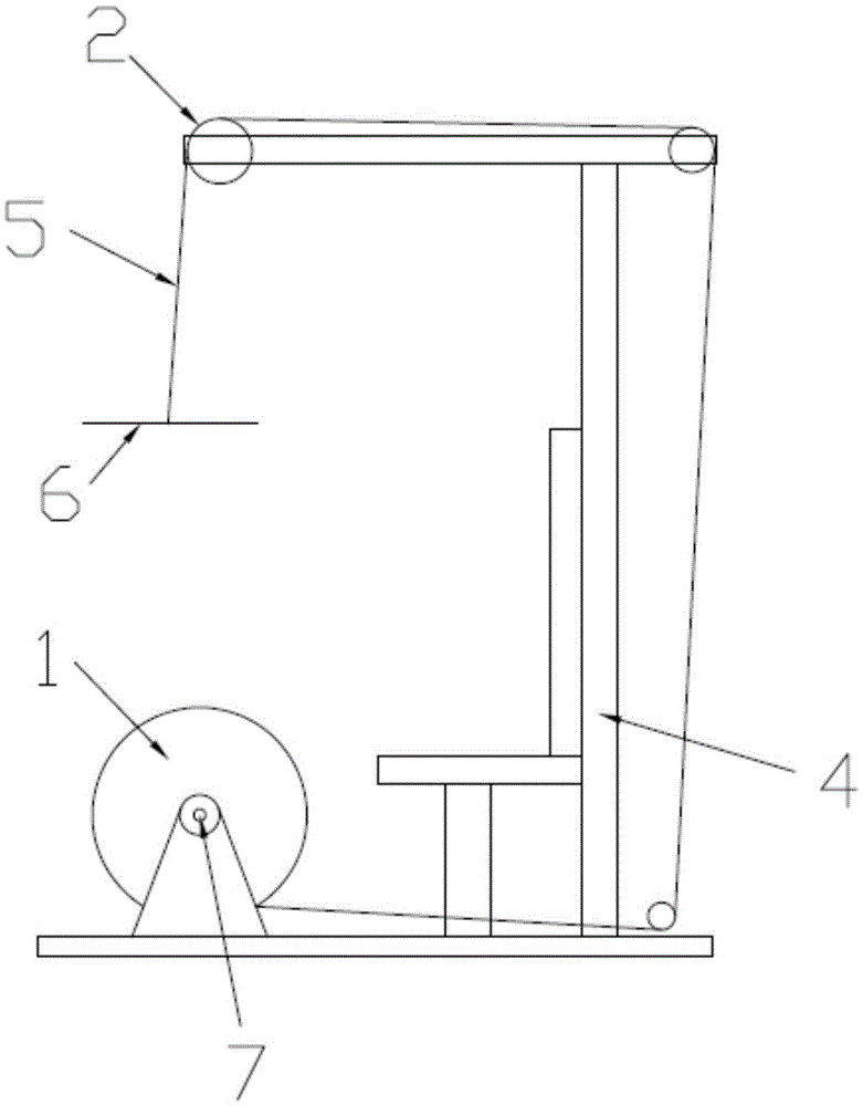 Counterweight load system on fitness equipment