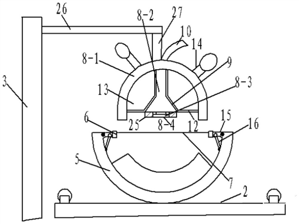 Postoperative pressing hemostasis device for cardiovascular medicine department