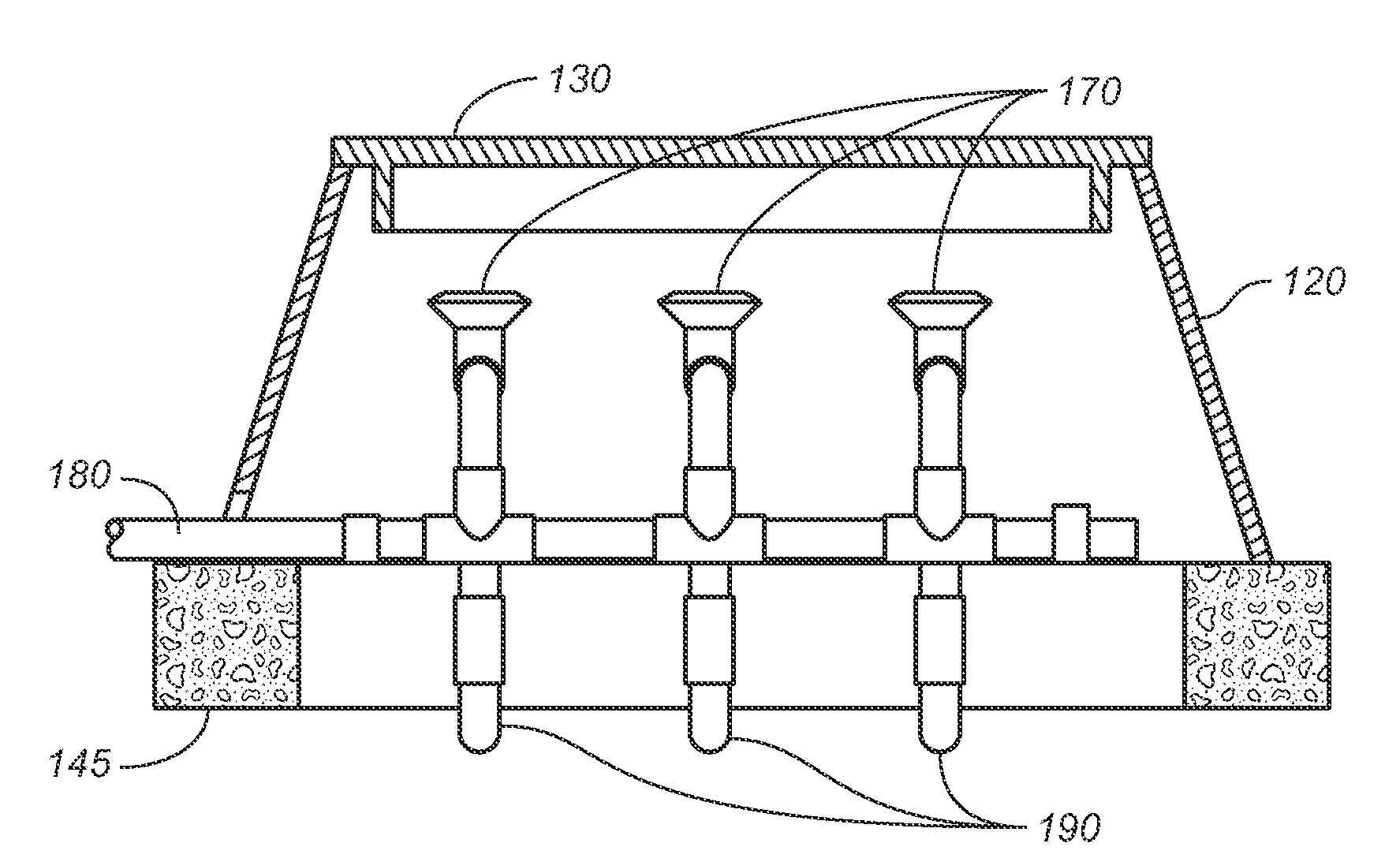 Irrigation system valve manifold vault