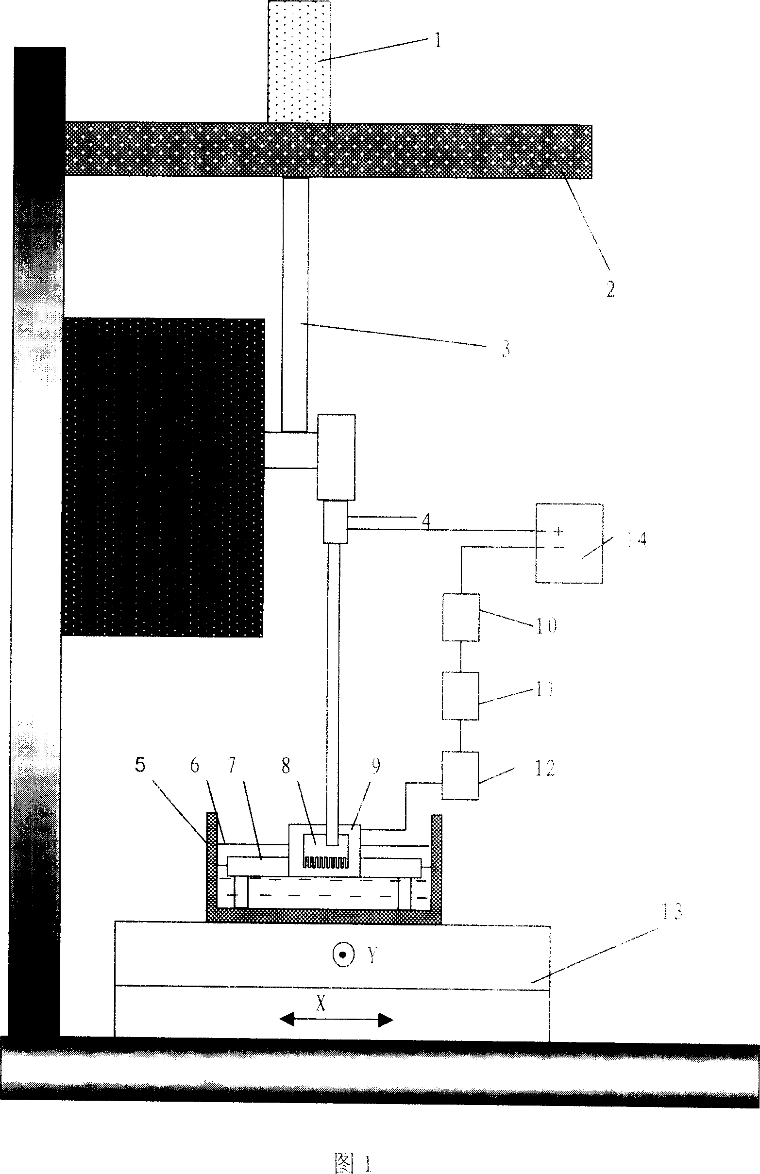 Electrochemical corrosion processing method with micro fine cylindrical group electrode