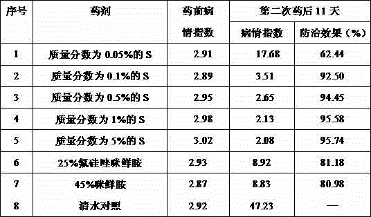 Rice blast biological prevention and curing method