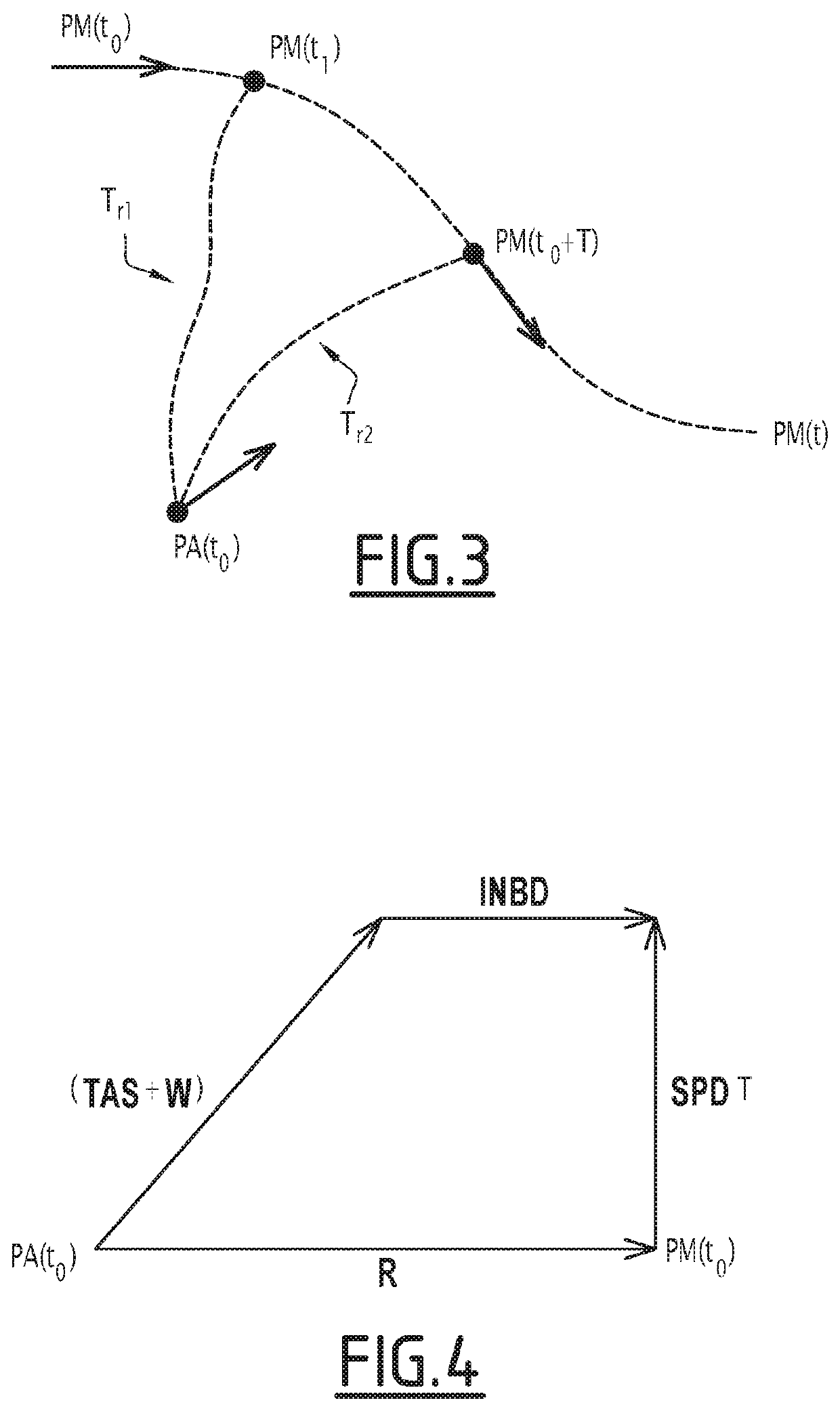 Construction method of a join flight path to a mobile point, associated join method to a mobile point, computer program product and module