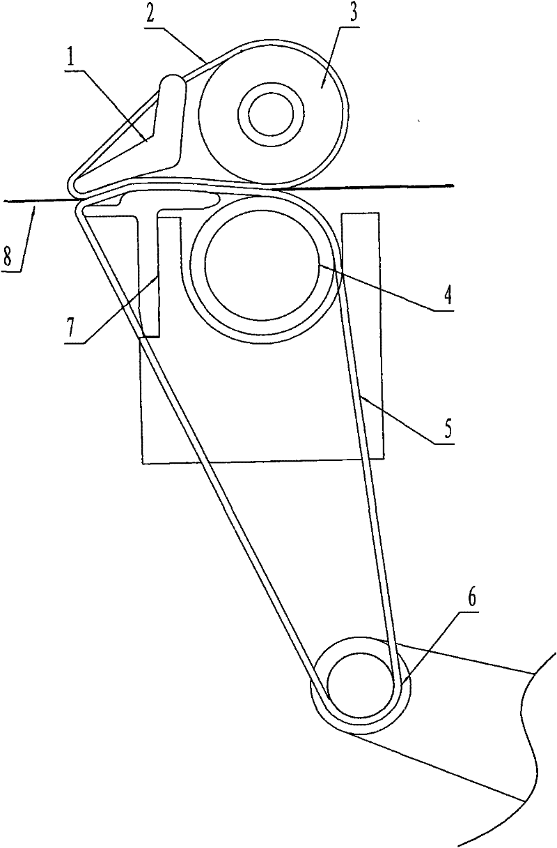 Spinning machine drafting component capable of improving yarn quality