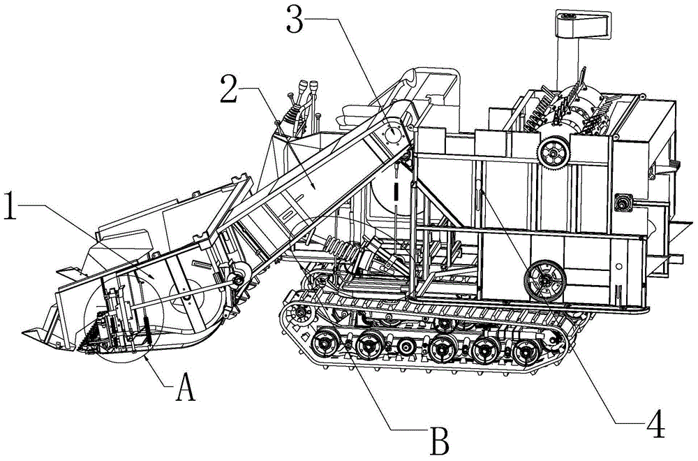 Floating header and a combine harvester comprising the same