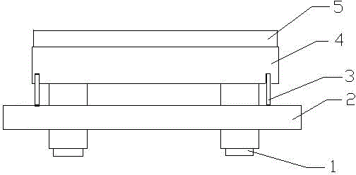 Device for prolonging service life of inclined grate liner plate