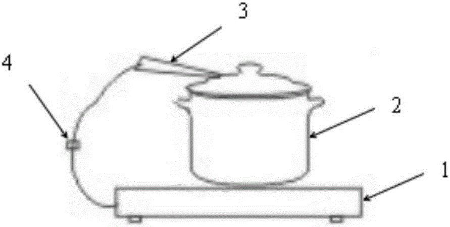 Intelligent stove with detection device