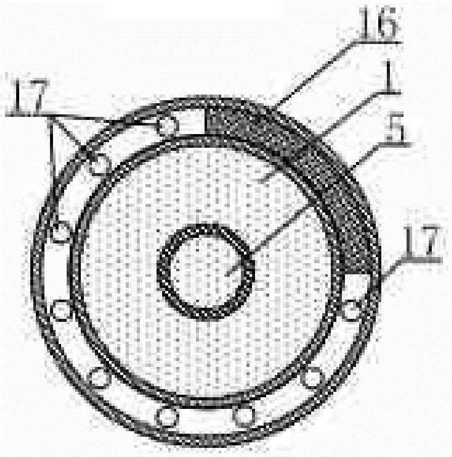 Probe of measuring gas-solid two-phase flow particle slip velocity and measurement method