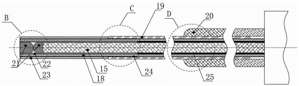 Probe of measuring gas-solid two-phase flow particle slip velocity and measurement method