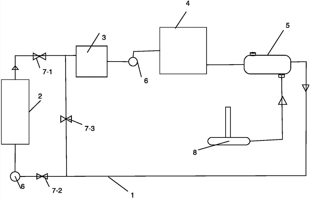 Energy-storage solar hot water boiler adopting heat conduction oil to transfer heat and method for preparing hot water