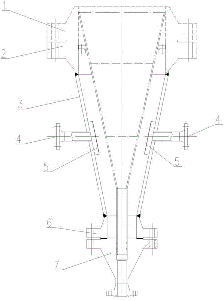 Pulverized coal pressurized fluidization conveying device