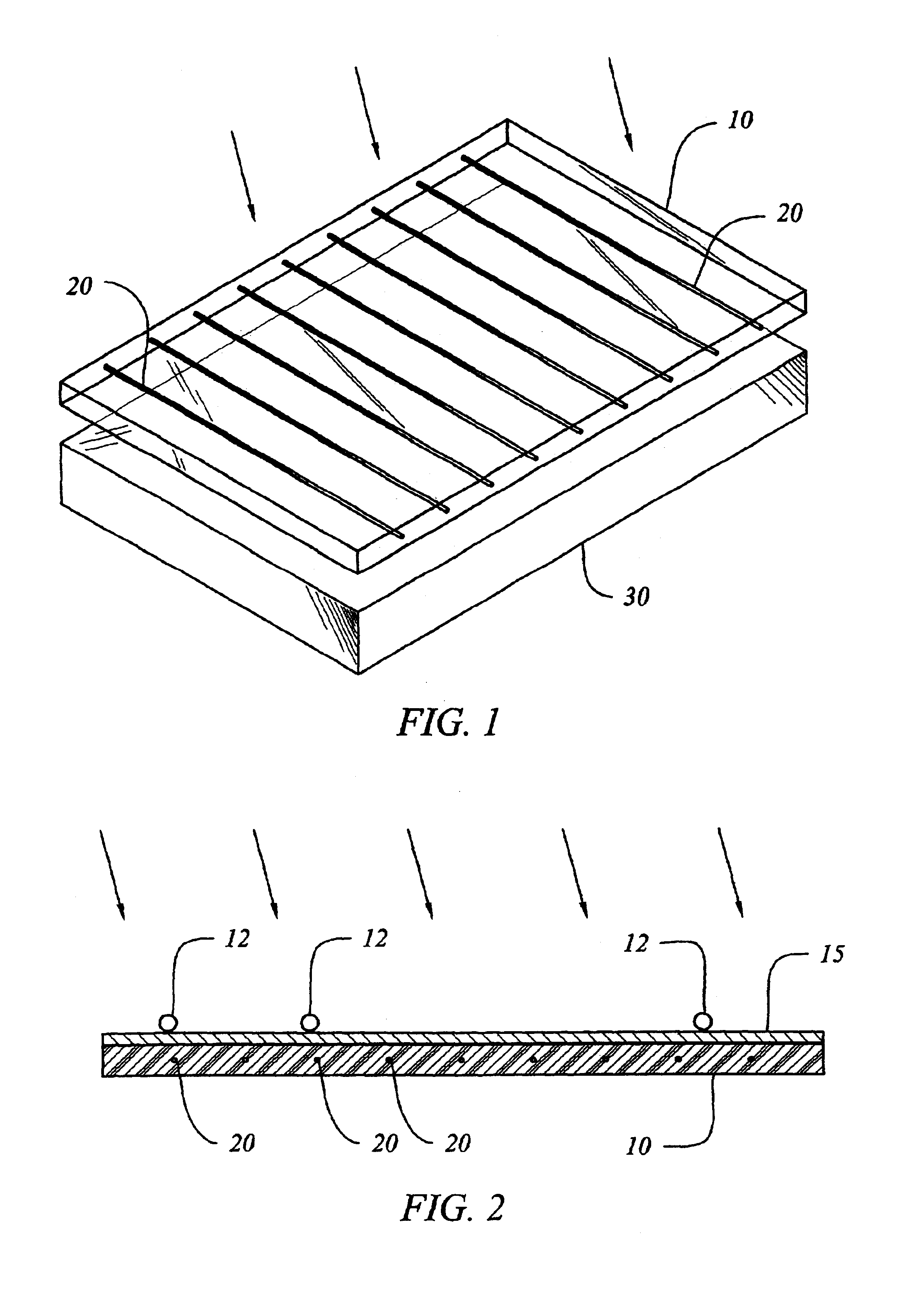 Transparent self-cleaning dust shield