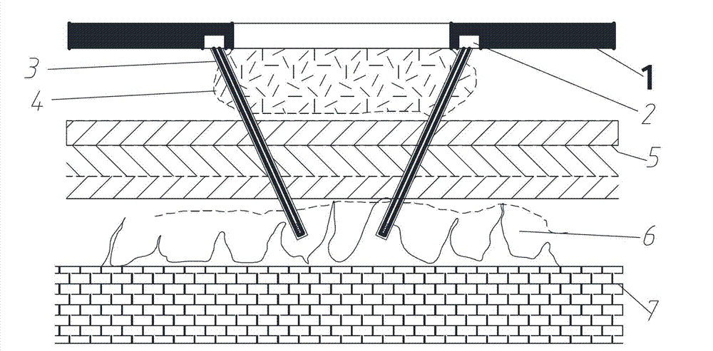 Method for preventing and controlling water burst of coal mining base board rock stratum on pressure bearing water body