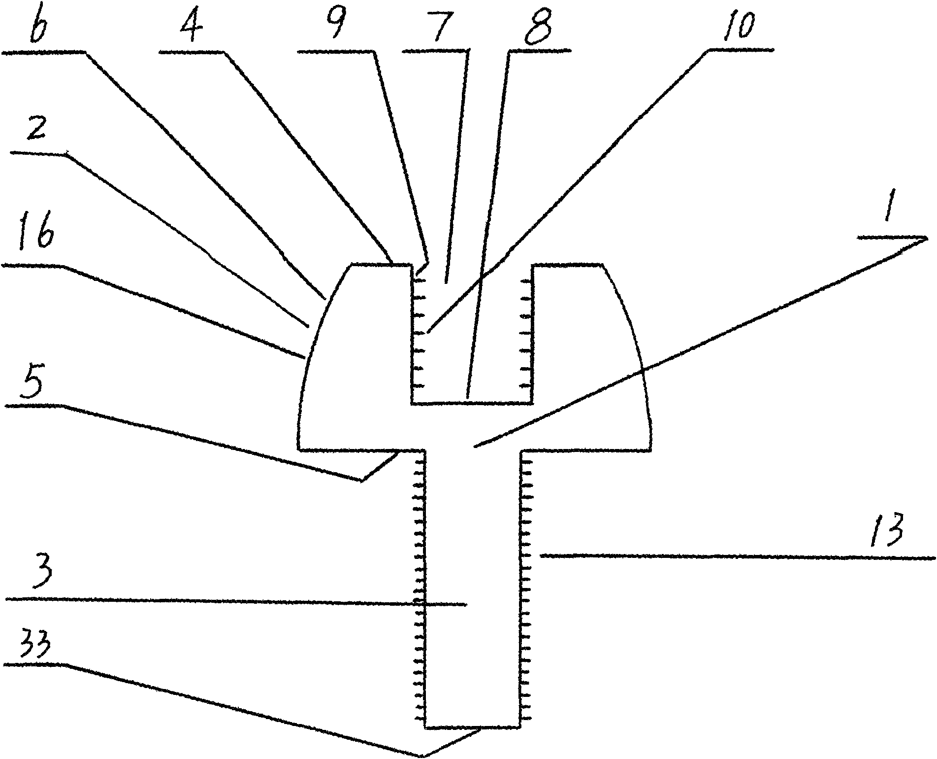 Thermal treatment quenching enhanced hard arc antitheft screw with outer peripheral wall top