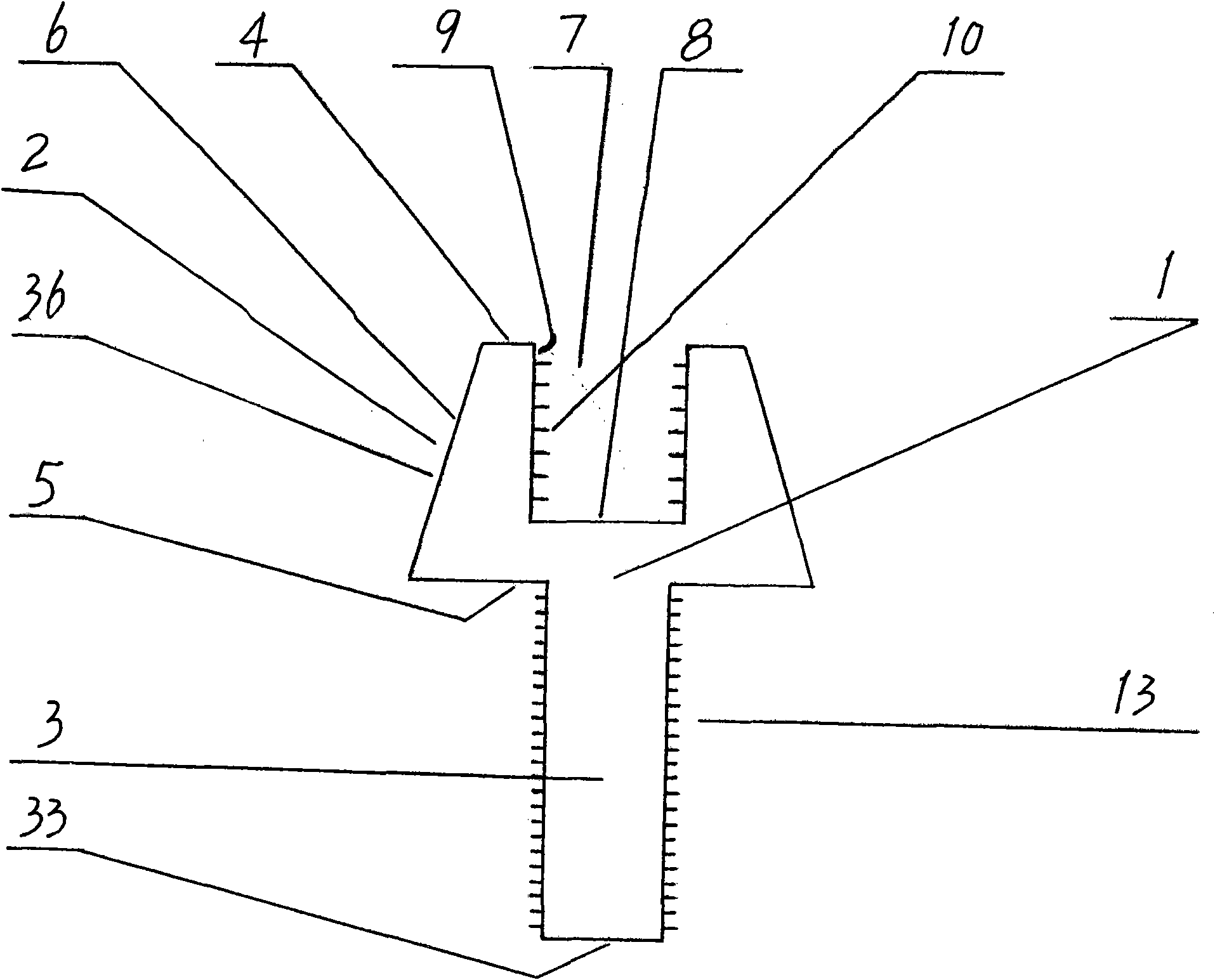 Thermal treatment quenching enhanced hard arc antitheft screw with outer peripheral wall top