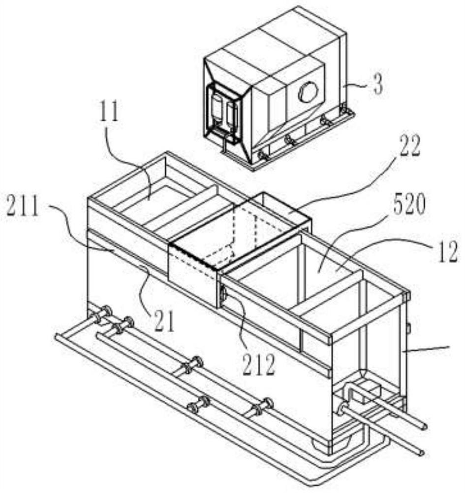 AO combined enhanced nitrogen and carbon removal device with built-in MBR