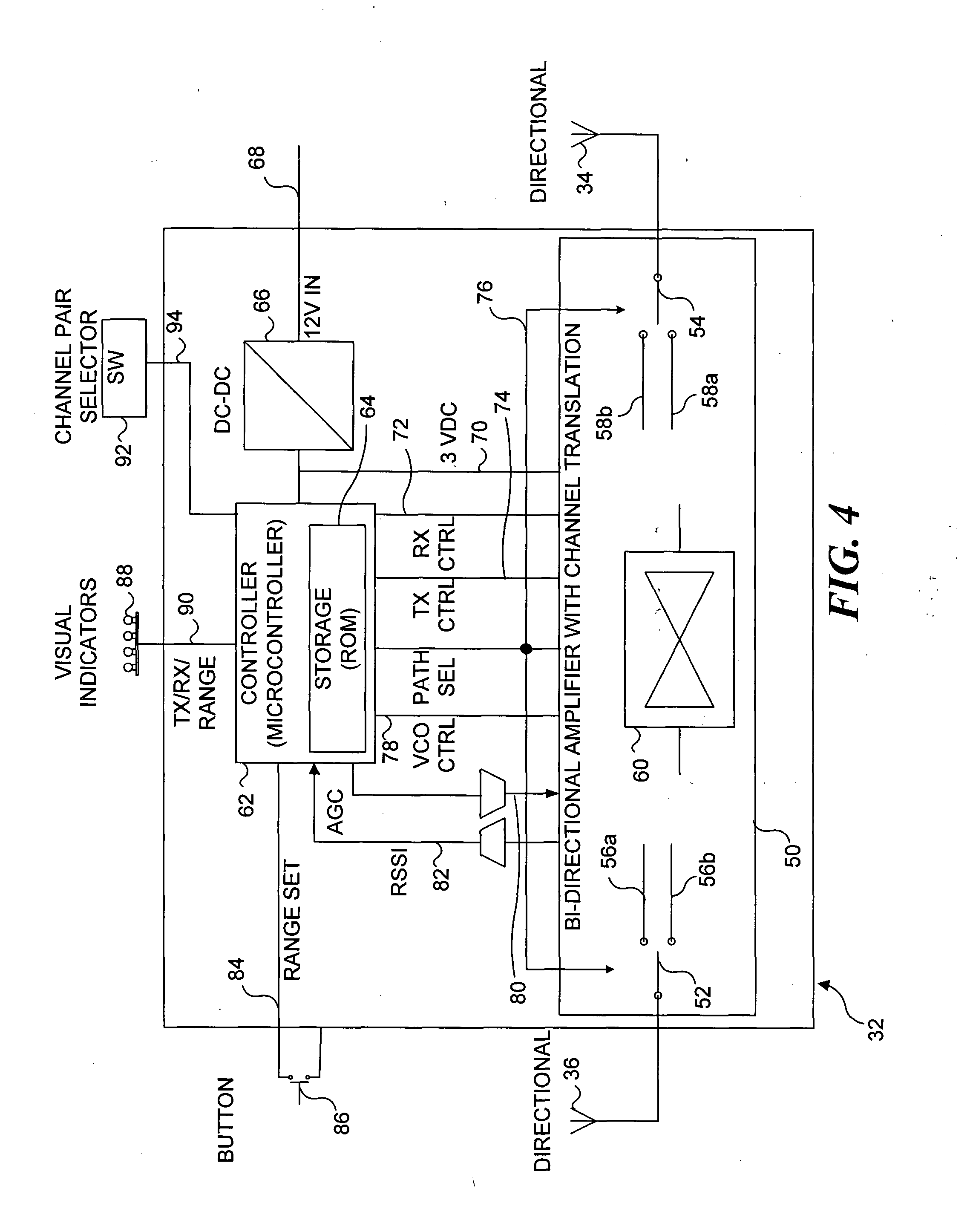 Wireless local area network translating bi-directional packet repeater