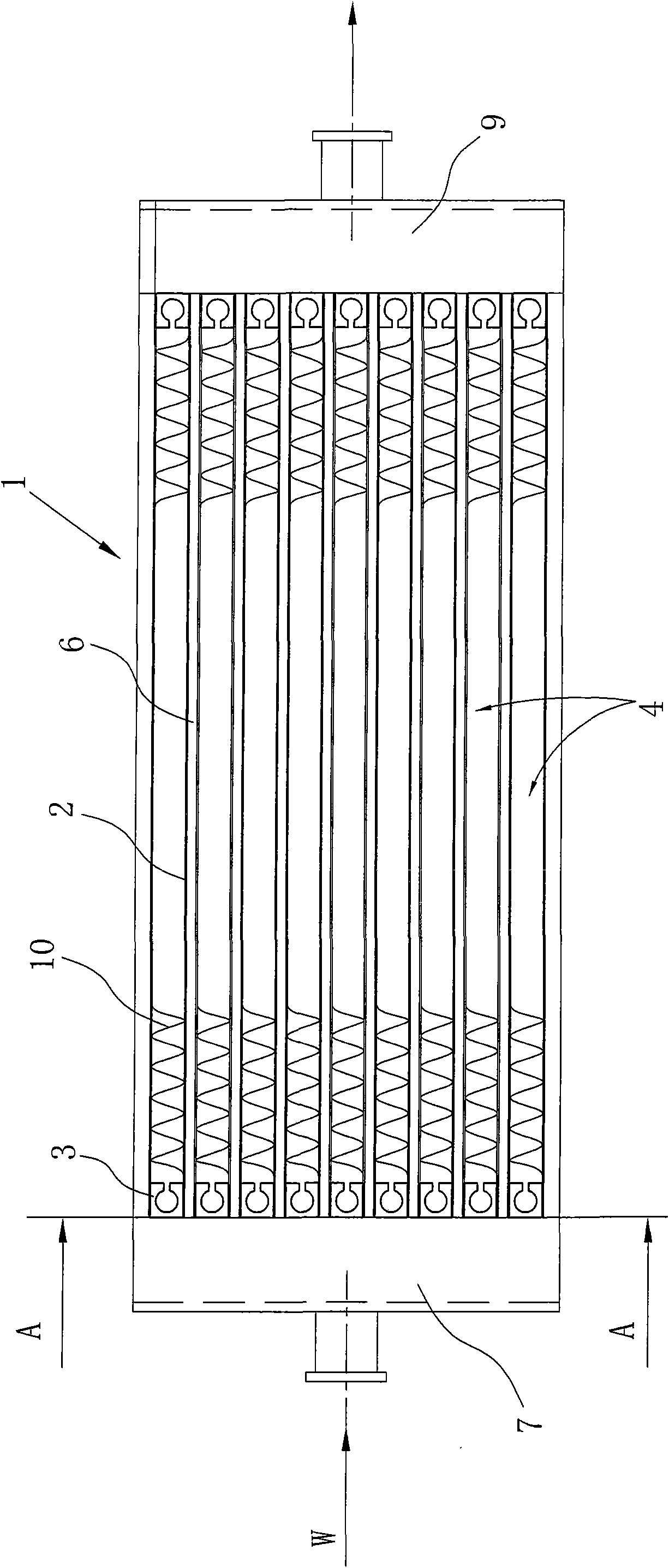 Core of heat exchanger