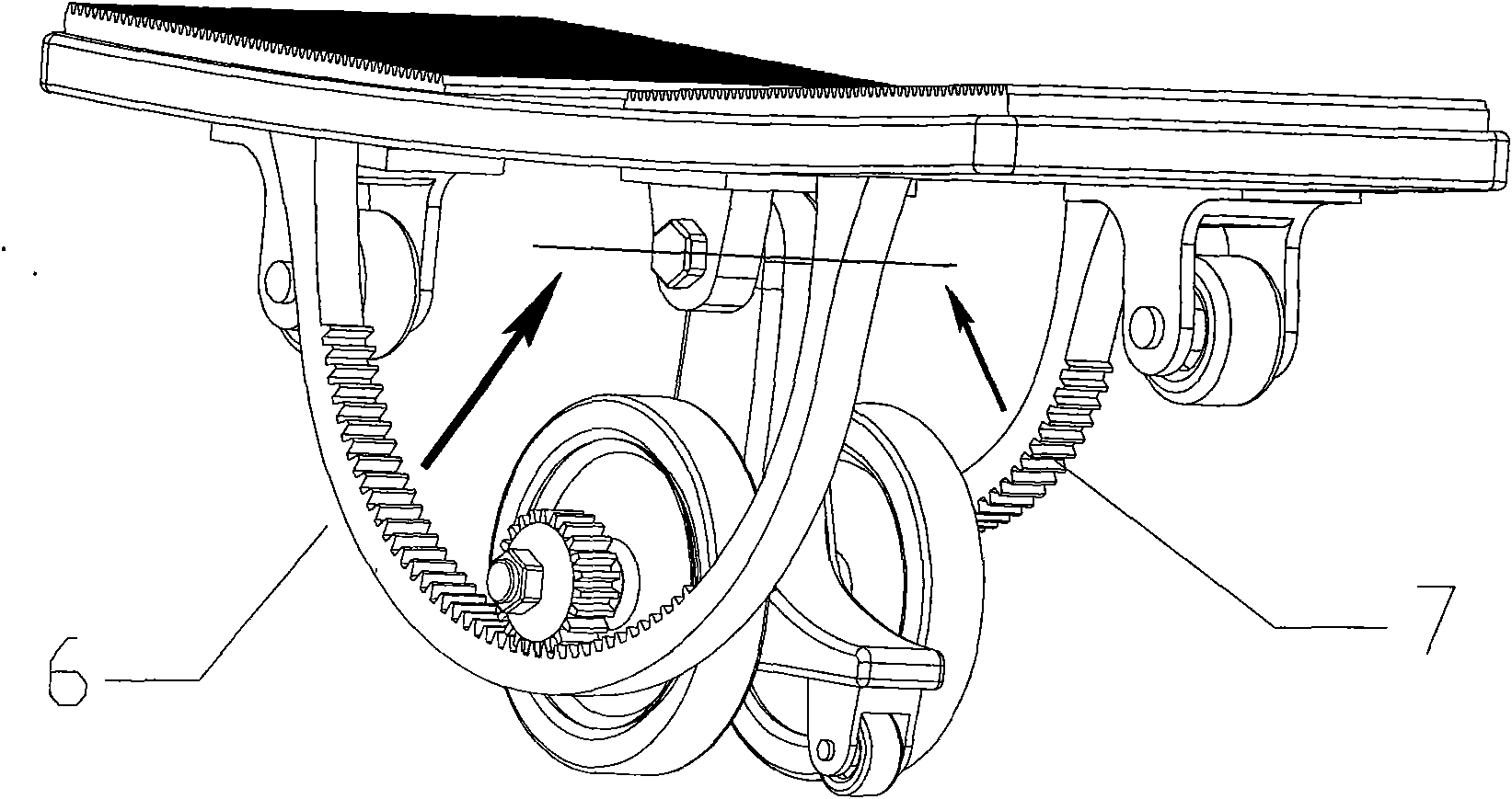 Self-sliding plate capable of exercising balance