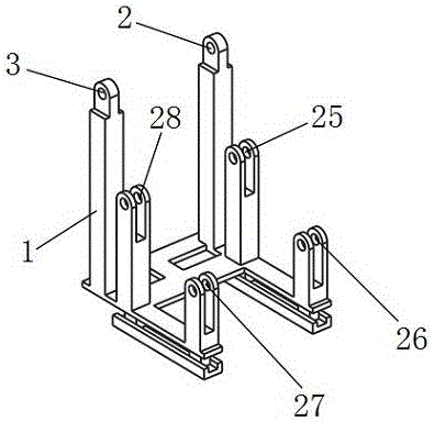 Electro-hydraulic controllable slip wood forklift