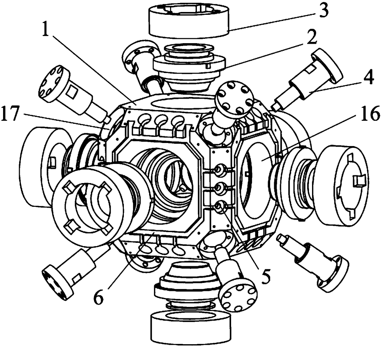 Modular and embedded body-heated constant-volume combustion bomb