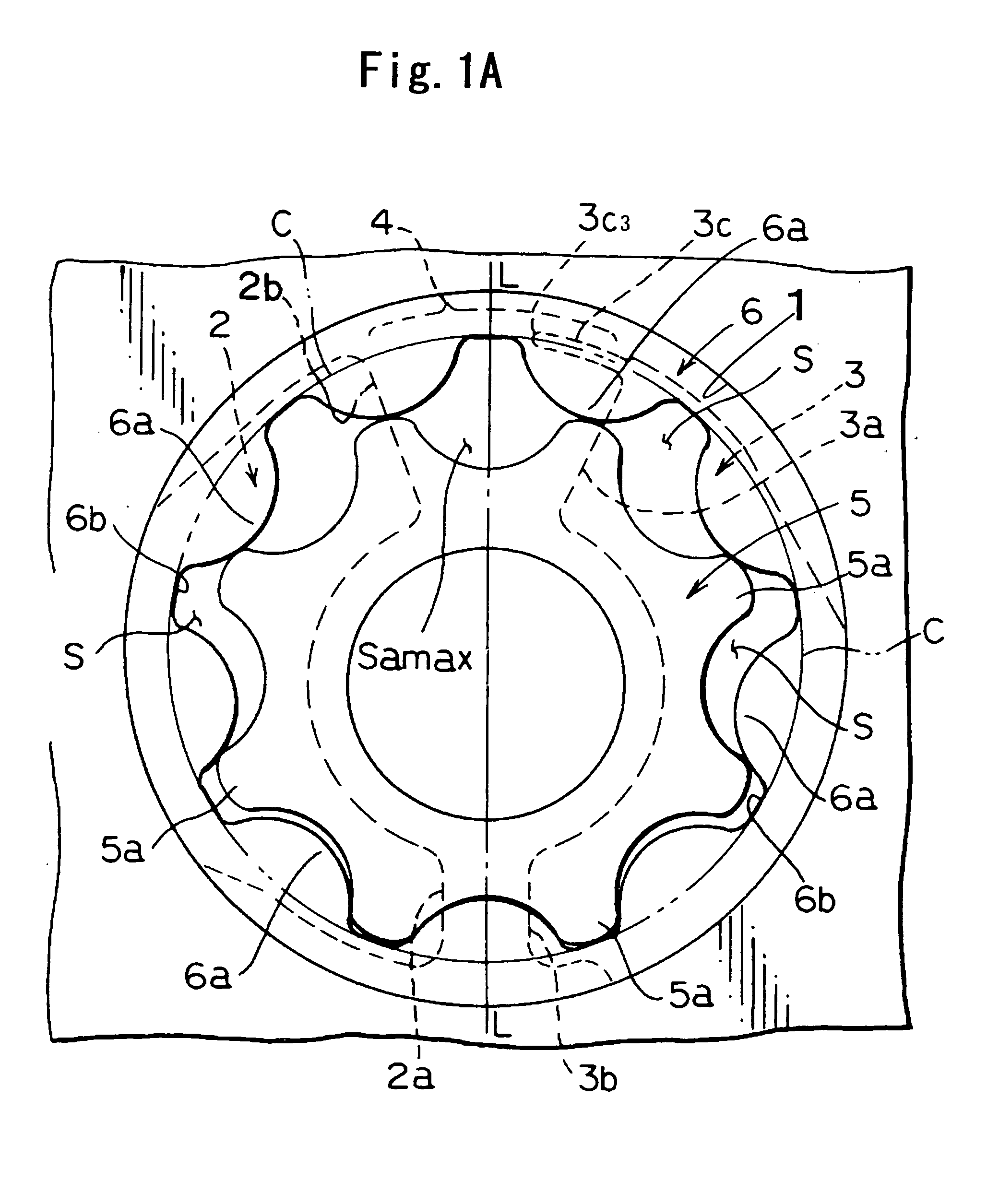 Trochoid type oil pump