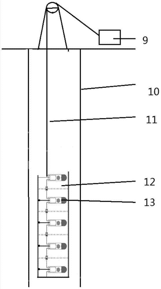 Multi-stage ignition perforation initiation system based on digital electronic detonator using single-core cable